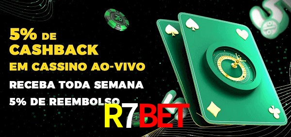 Promoções do cassino ao Vivo R7Bet